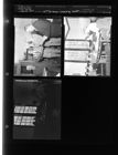Men Taking Oath; Women at Typewriter (3 Negatives) (April 12, 1954) [Sleeve 37, Folder d, Box 3]